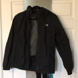 Black Northface Windbreaker
